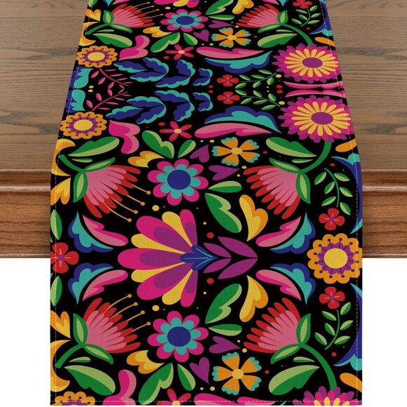 Mexican table runner  13" x 72"in - Picture 4 of 5